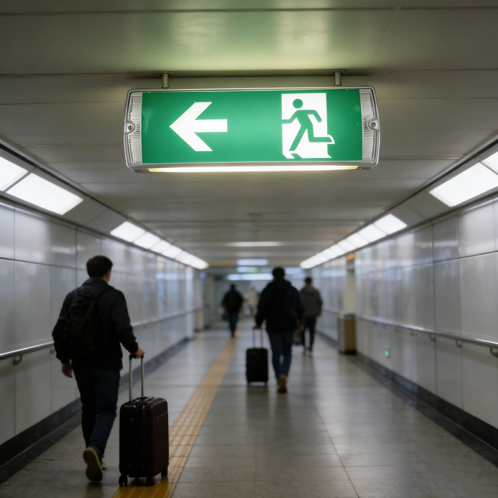 BAIYI HOT Ip65 Rechargeable Led Bulkhead 3H Battery Backup Led Emergency Lights