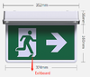 RUNNING MAN BOARD AND ONE BLANK LEGEND BY-Z2445E2-Exit Sign